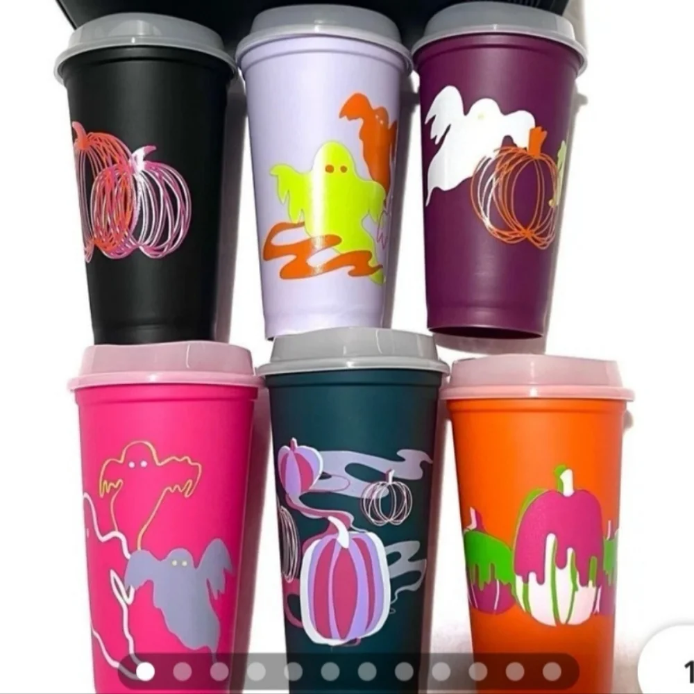 Starbucks Halloween Reusable Hot Cup 6 Pack